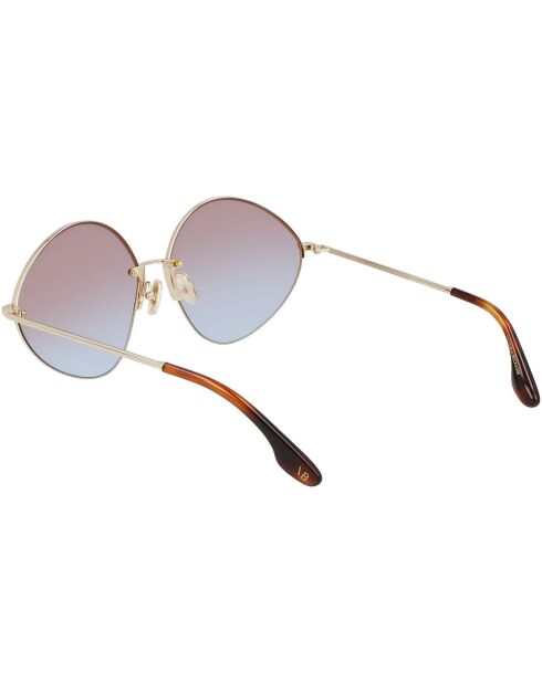 Lunettes de soleil Femme dorées