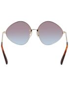 Lunettes de soleil Femme dorées