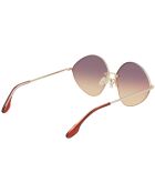 Lunettes de soleil Femme dorées