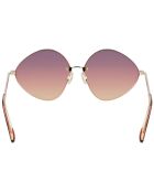 Lunettes de soleil Femme dorées