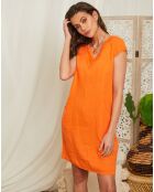 Robe 100% Lin Trieste orange