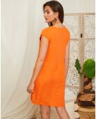 Robe 100% Lin Trieste orange