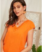 Robe 100% Lin Trieste orange