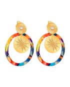 Boucles d'oreilles Soekis multicolores