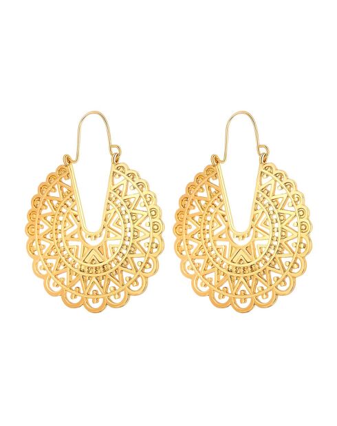 Boucles d'oreilles Andalou dorées