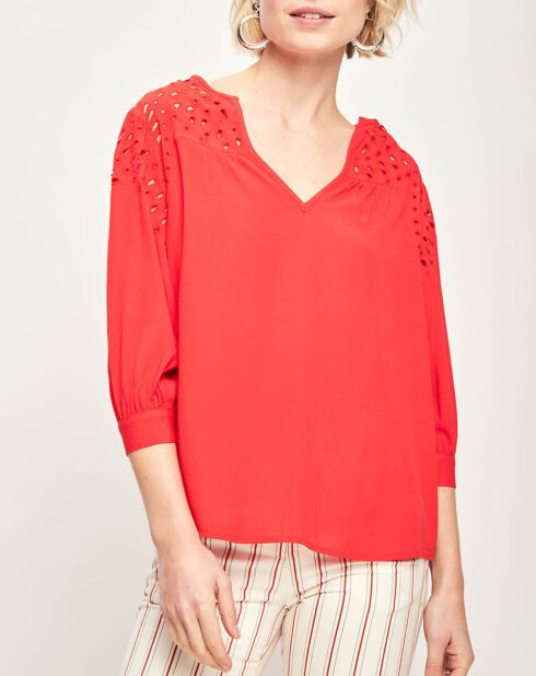 Blouse Amirah rouge