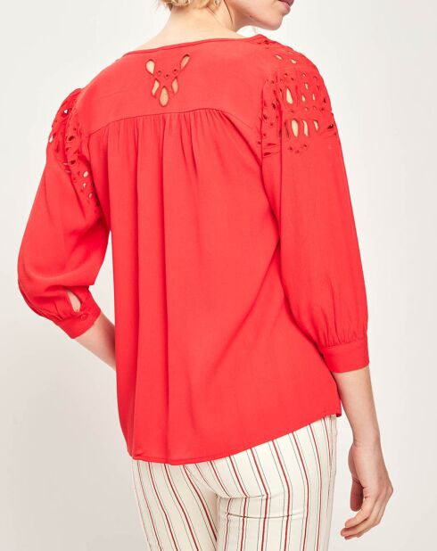 Blouse Amirah rouge