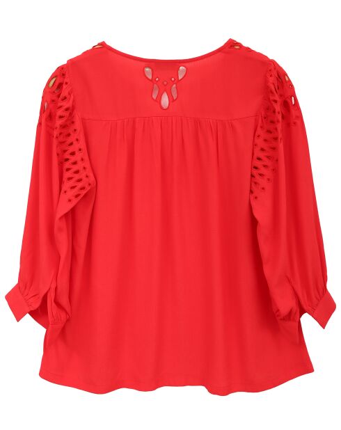 Blouse Amirah rouge