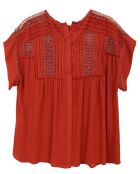 Blouse Reyna rouge brique