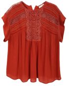 Blouse Reyna rouge brique
