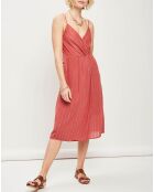 Robe Alia rouge brique