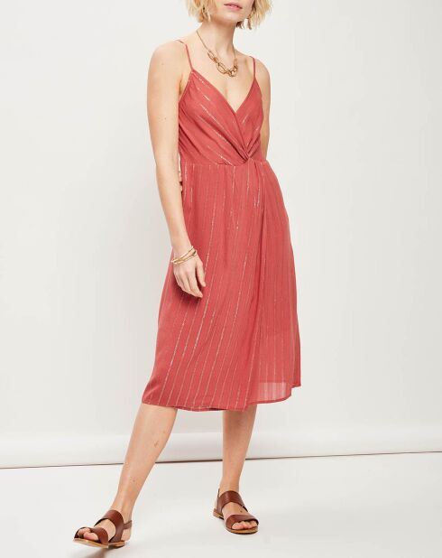 Robe Alia rouge brique