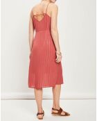 Robe Alia rouge brique