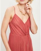 Robe Alia rouge brique