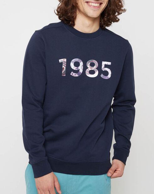 Sweat Sparte 1985 Liberty bleu marine