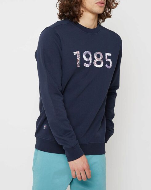 Sweat Sparte 1985 Liberty bleu marine