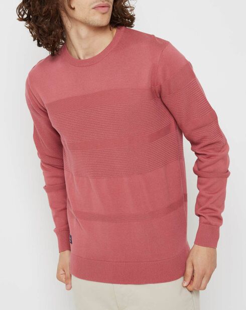 Pull Palmer rouge délavé