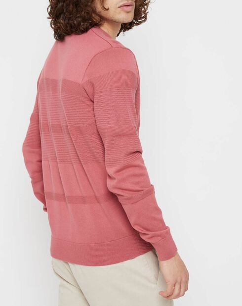 Pull Palmer rouge délavé