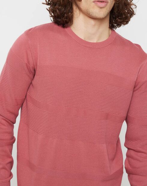 Pull Palmer rouge délavé