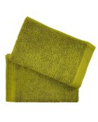 2 Serviettes invité olive - 50x30 cm