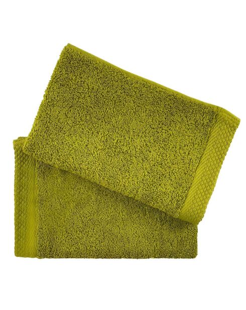 2 Serviettes invité olive - 50x30 cm