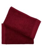 2 tovaglioli per ospiti color ciliegia - 50x30 cm