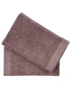 2 tovaglioli per ospiti viola - 50x30 cm