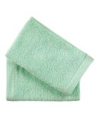 2 Serviettes invité menthe - 50x30 cm