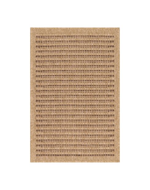 Tapis aspect Jute Naturel marron - 60x90 cm