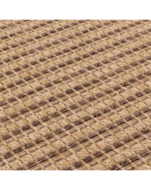 Tapis aspect Jute Naturel marron - 60x90 cm