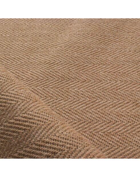 Tapis aspect Jute Naturel beige - 60x180 cm