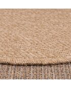 Tapis aspect Jute Naturel beige - 60x180 cm