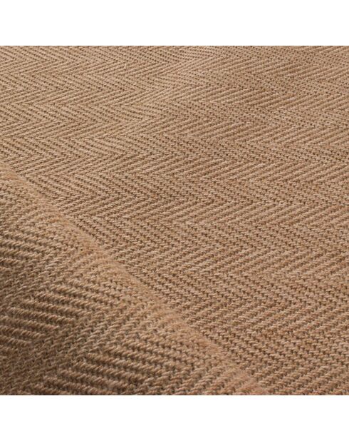 Tapis aspect Jute Naturel beige - 80x150 cm