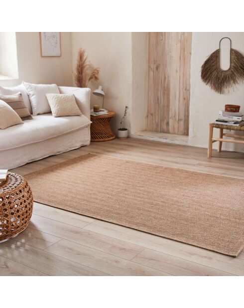 Tapis aspect Jute Naturel beige - 200x290 cm