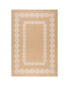 Tapis aspect Jute Naturel blanc - 200x290 cm