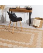 Tapis aspect Jute Naturel blanc - 200x290 cm