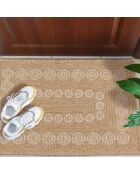 Tapis aspect Jute Naturel blanc - 200x290 cm