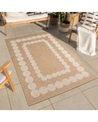 Tapis aspect Jute Naturel blanc - 160x230 cm