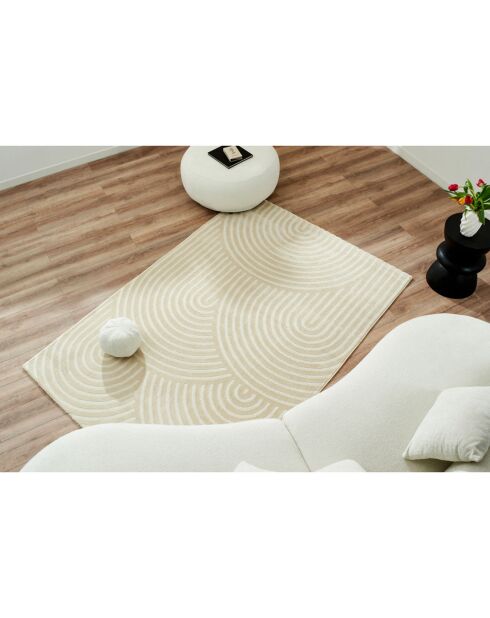 Tapis Bianca 157 crème - 120x160 cm