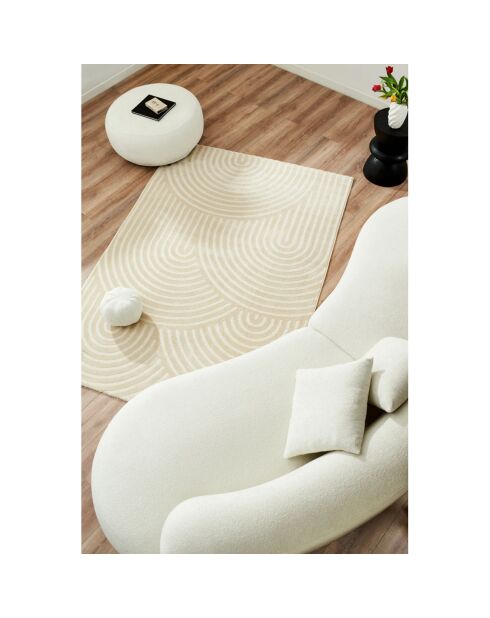 Tapis Bianca 157 crème - 200x290 cm