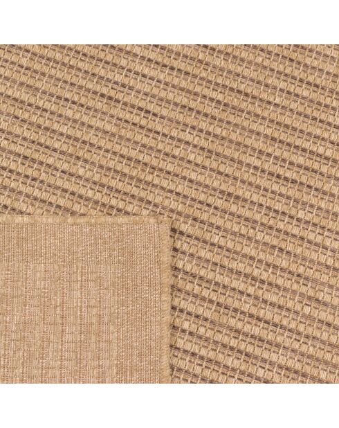 Tapis aspect Jute Naturel marron - 80x150 cm