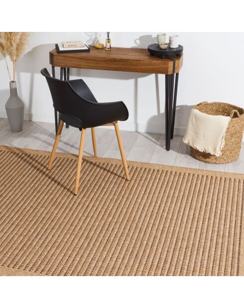Tapis aspect Jute Naturel marron - 160x230 cm