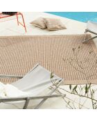 Tapis aspect Jute Naturel marron - 120x170 cm
