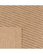 Tapis aspect Jute Naturel marron - 80x300 cm