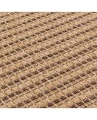 Tapis aspect Jute Naturel marron - 80x300 cm