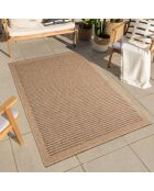 Tapis aspect Jute Naturel marron - 80x300 cm