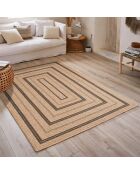 Tapis aspect Jute Naturel - 200x290 cm