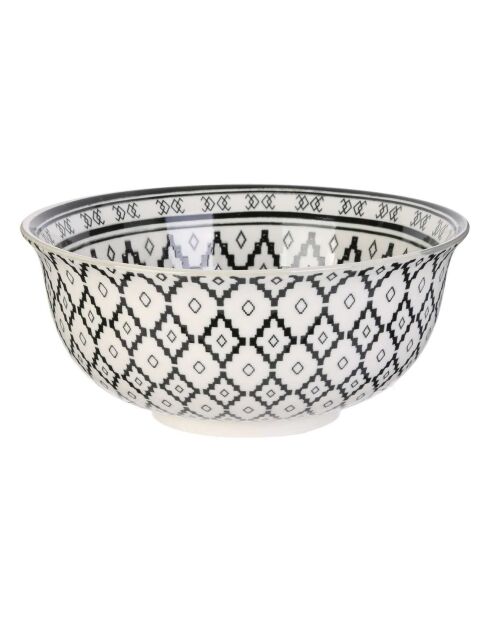 Saladier Mirage beige/noir - D.20 cm
