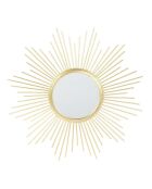 Espejo solar dorado - 33x33 cm