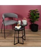 Théière Mirage noir/blanc - 85 cl